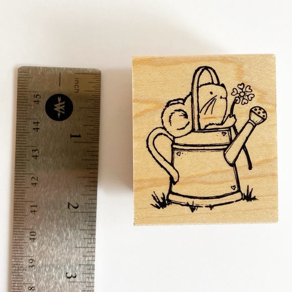 Great Impressions Rubber Stamp Mouse With Flower - Picture 3 of 7